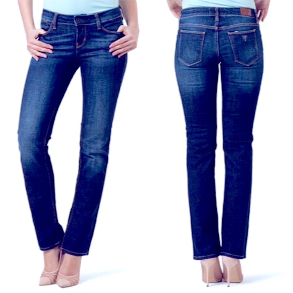 GUESS Nicole Cigarette Straight Leg Jeans